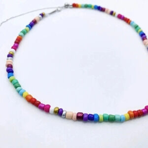 COLORFUL Beaded Choker